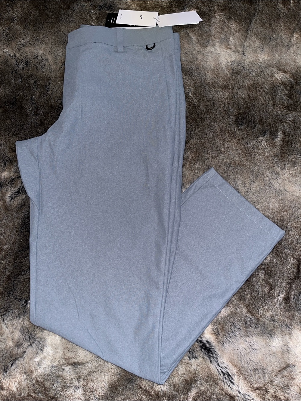 Nike 24.7 Perfect Stretch Pants Mens 34X34  Dri FIT  HQ6930-084 UV Gray $125